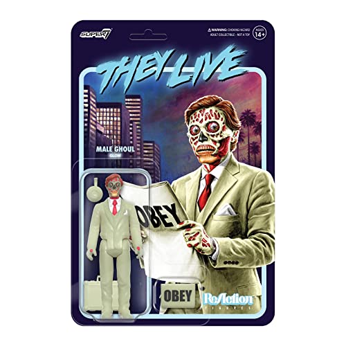 Figurine ReAction They Live - Male Ghoul Glow