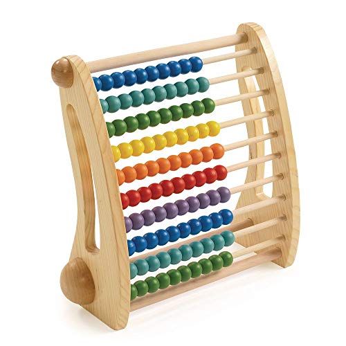 Image of Excellerations Deluxe Wooden, Easy-Stand, 11.75 inches H, Abacus, Early Math Skills, Educational Toy, Preschool, STEM, Kids Toys (Item # ABACUS2) | Early Math Skills, Educational Toy, Preschool, STEM, Kids Toys