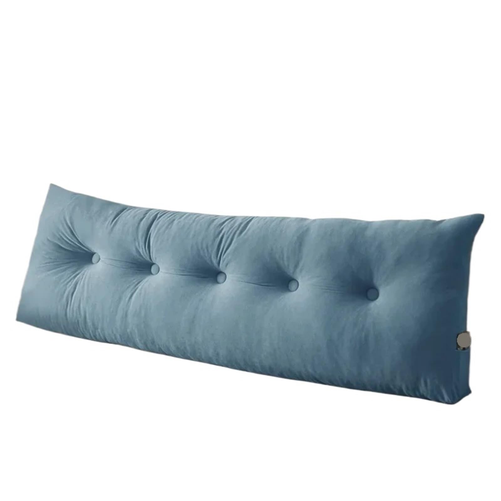 GMGQJST Headboard Pillow 1PC Soft Headboard Cushion Triangular Filler Long Pillow Reading Large Backrest Support Wedge Bed Comfort Rest Waist Pillow(Blue,60x40x12cm)