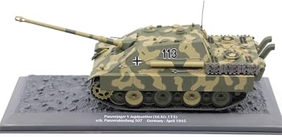 Motor city classics Jagdpanther Tank Destroyer â€“ Schwere Panzer Abteilung 507, Germany, 1945 (1:43 Scale)