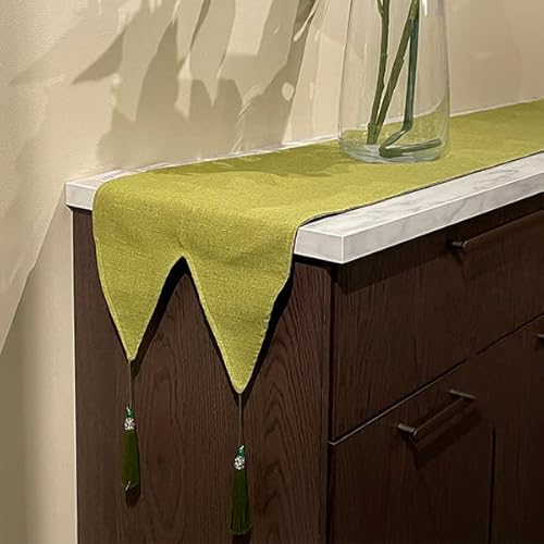Iycnkok Tischläufer Pflegeleichtigkeit Wasserfest Leinenoptik Cover