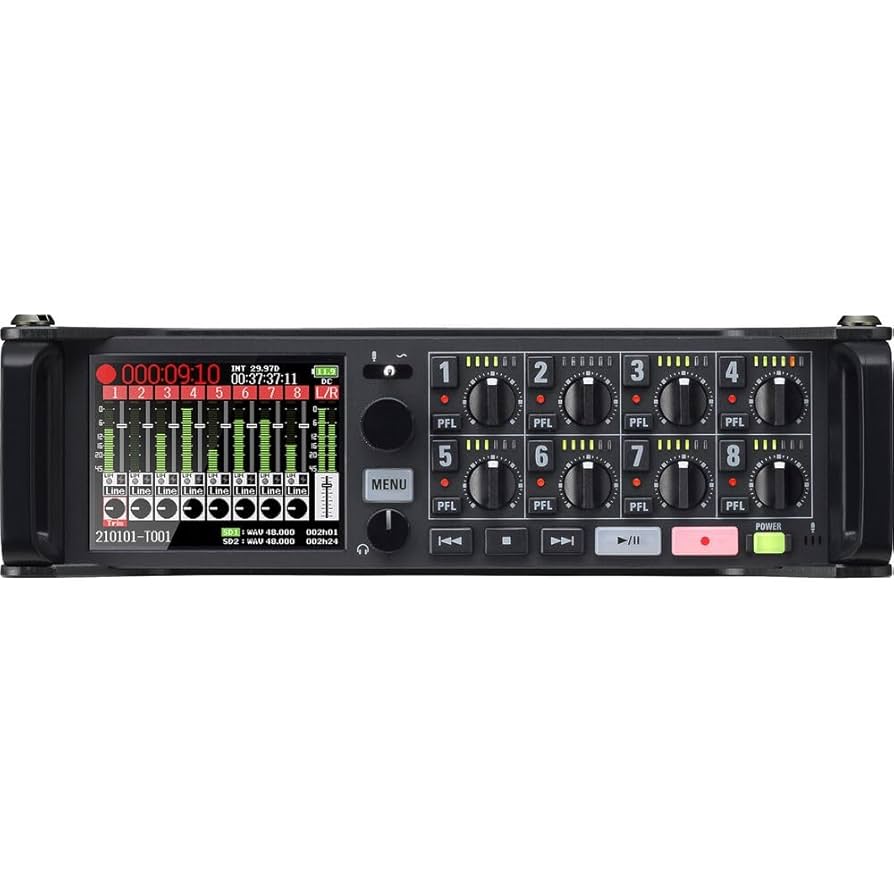 Amazon.com: Zoom F8n Pro 8-Input / 10-Track Multitrack Field