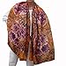Large Silk Scarf, Fashion Deluxe Long Gold Shawl for Lady, Women Gift