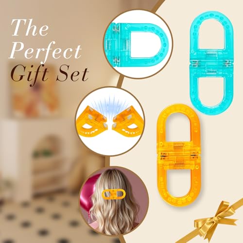 Pinzas magnéticas para cabello, 2 piezas miniatura 3