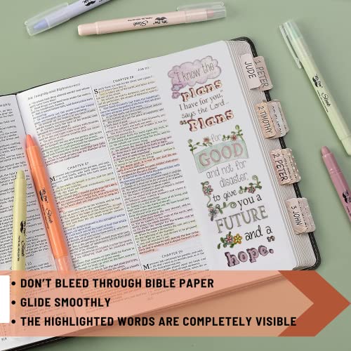 Image of Mr. Pen- No Bleed Gel Highlighters, Pastel Colors, 8 Pack