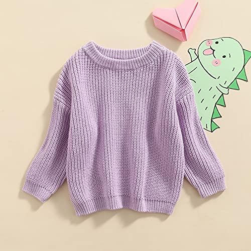 Lamuusaa Toddler Kid Baby Girls Boys Knit Sweater Pullover Crewneck Sweatshirt Long Sleeve Shirts Warm Autumn Winter Tops 6 516Xp2eN5ZL. AC