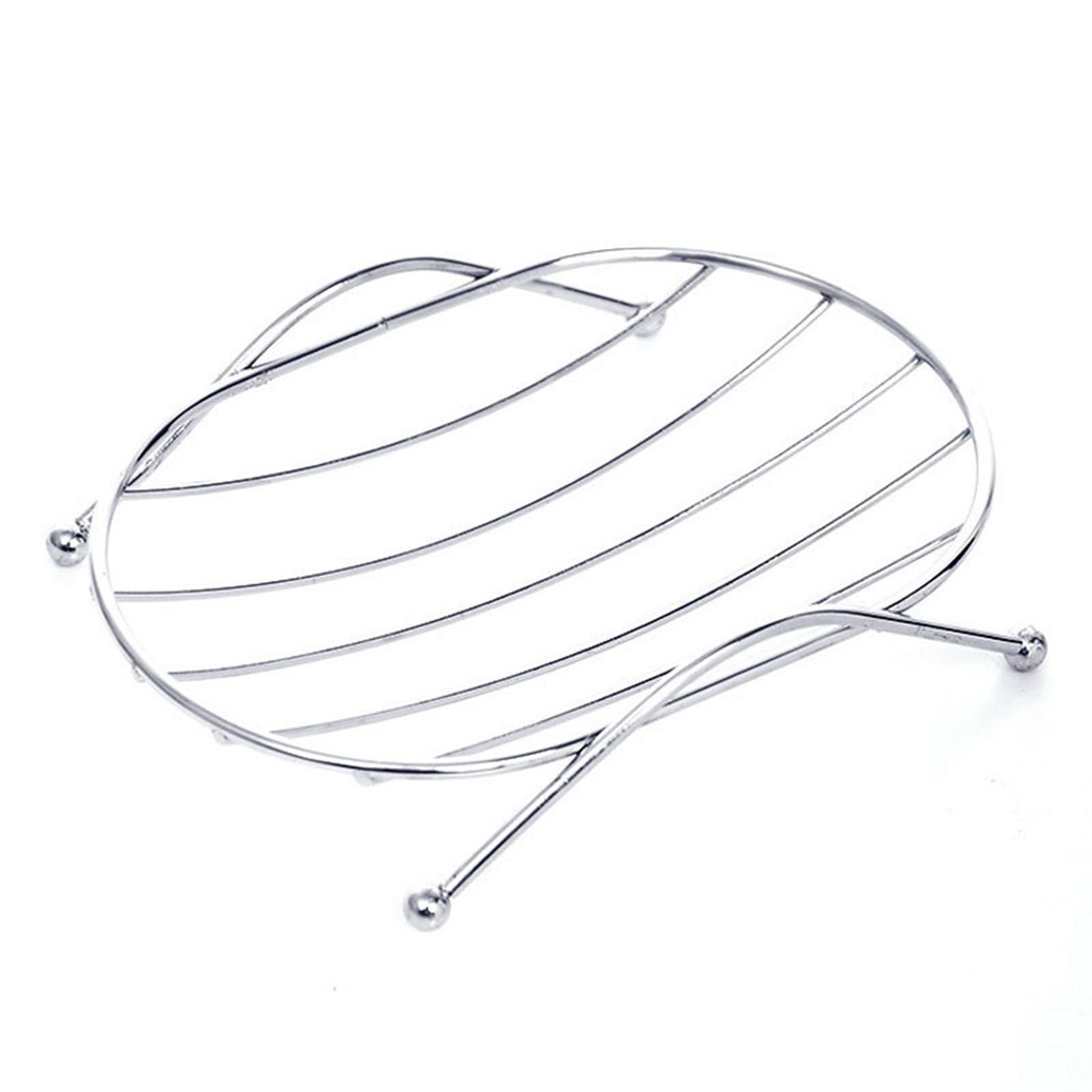 JINGYAN Soap Dishes Stainless Steel Soap Rack Drain Bathroom Toilet Box Drag