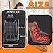 LGNORA Car seat Cushion, Heated seat Cushion, car seat Cover, 12v/24v car seat Cover, Plush Cushion, Suitable for Various Models Heater Cushion Seat Warmer for car (Black)