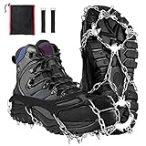 ❄【TRAGBAR UND LEICH】- Geeignet für verschiedene Arten von Sport- oder Wanderschuhen und -stiefeln, Bergschuhen. Tragbar und leicht, kann in die mitgelieferte Tragetasche gesteckt werden, nimmt nicht viel Platz ein.