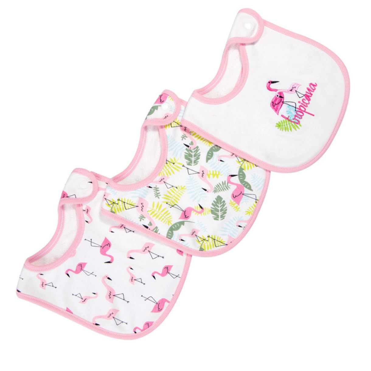 Toyvian Bavoir Serviette De Salive Rose