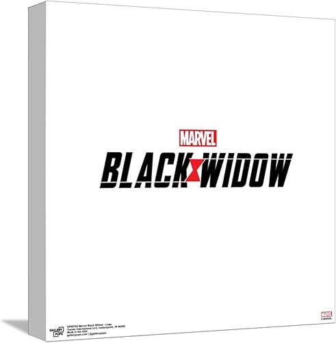 Trends International Gallery Pops Marvel Black Widow - Lienzo decorativo para pared, versión sin marco, 12 x 12 pulgadas, arte de pared de Gallery