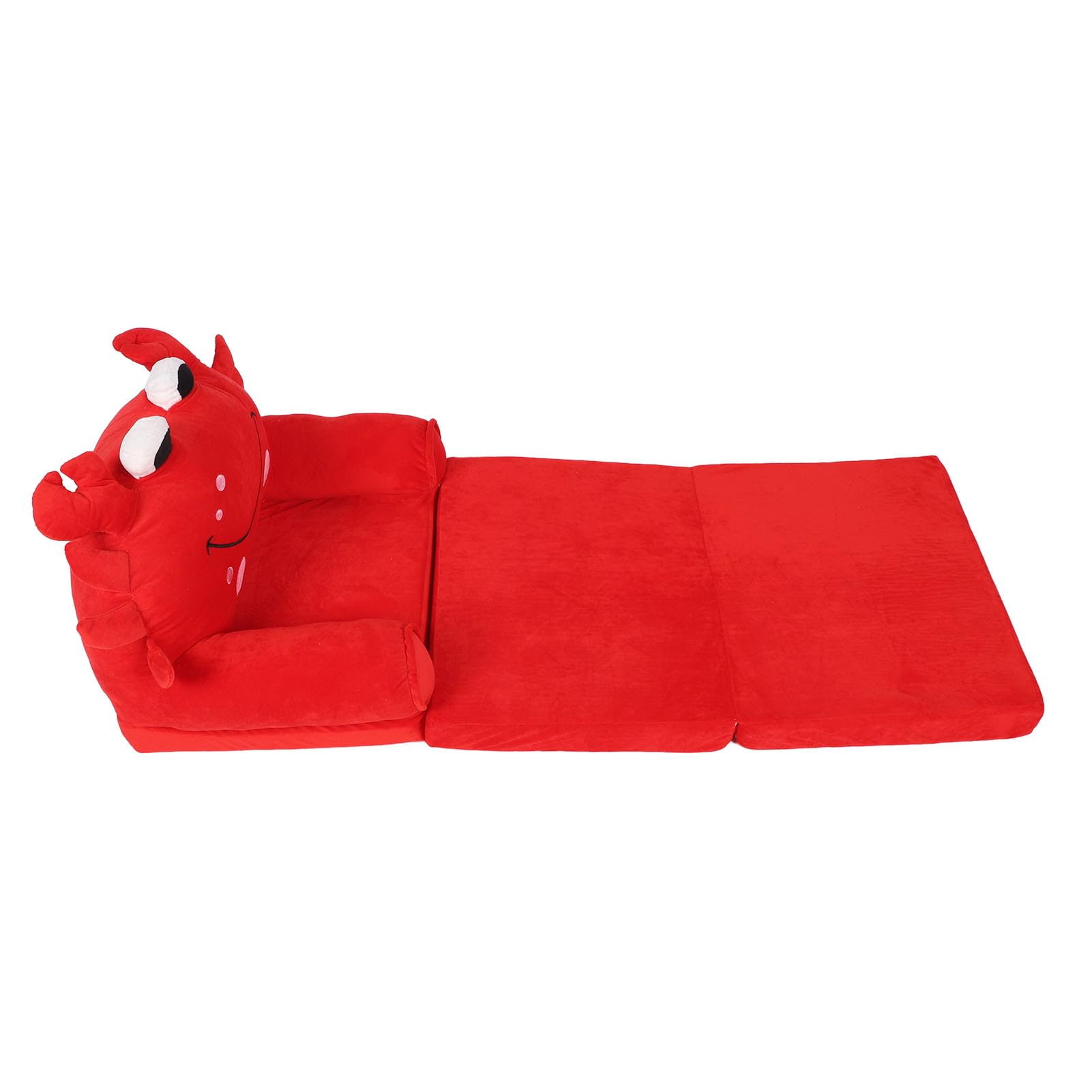 Składana Sofa dla Dzieci, Uroczy Wzór z Kreskówki, Trwały Plusz