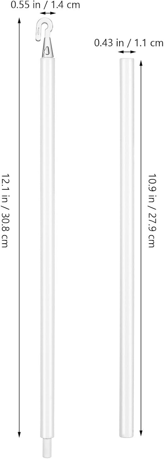 Cabilock 3pcs Blind Tilt Rods Window Blind Replacement Stick Effortless Control for Vertical Streamlined Design for Home Decor for Hard Reach