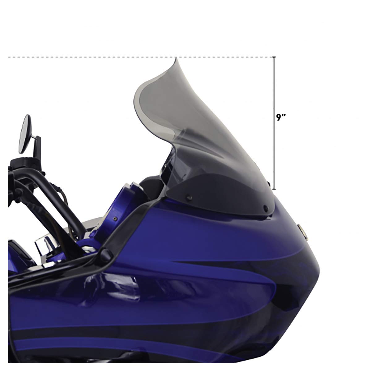 Klock Werks Sport Flare for 1998-2013 Road Glide (12" Tint)