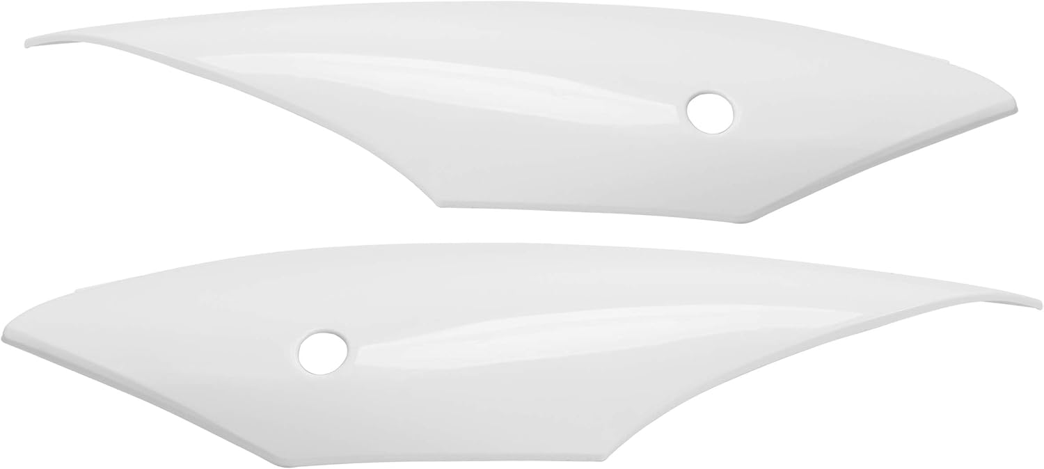 ECOTRIC Plastic Body Work Kit Compatible with 2002-2007 Honda CR125R CR250R Bodywork Fairing Set White ABS