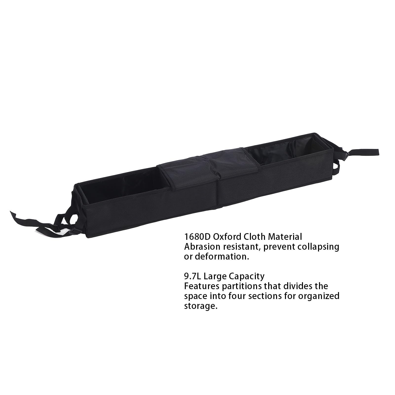 Cestino portaoggetti anteriore interno per cruscotto organizer 9,7 L pieghevole in tessuto Oxford portatile di ricambio per carrelli elettrici E - Z - GO