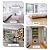 HoKiis Plush Puzzle Foam Floor Mat,Interlocking Carpet Tiles,12X12 Inch Thick Fluffy Puzzle Piece Carpet,Carpet Squares Rugs for Parlor Bedroom Playroom Decor,Navy Blue+Pink,3 pcs