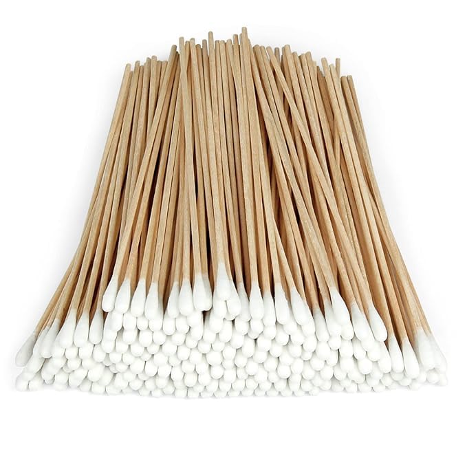 Wooden Cotton Swabs Sticks Non-Sterilized Medical Grade (100)