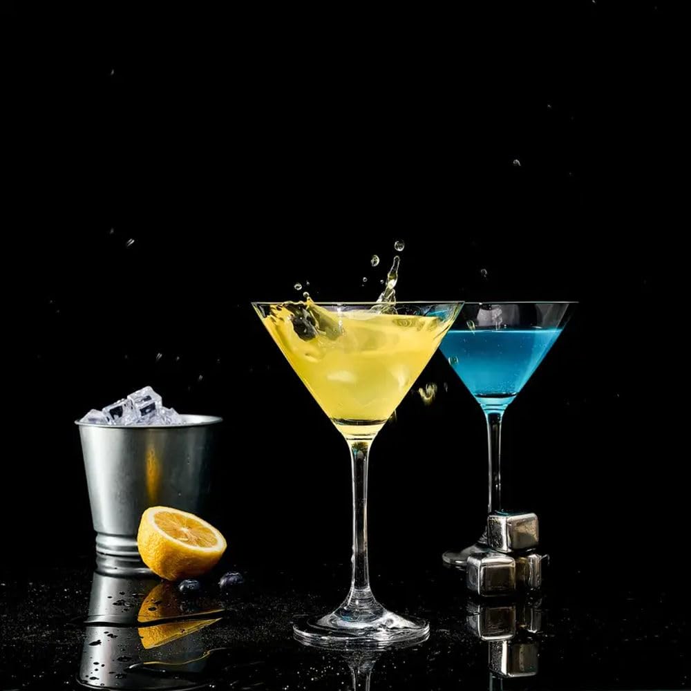 Forestamart Martini Glasses 190mL - Set of 4- Cocktail Glasses for Margaritas, Parties 4
