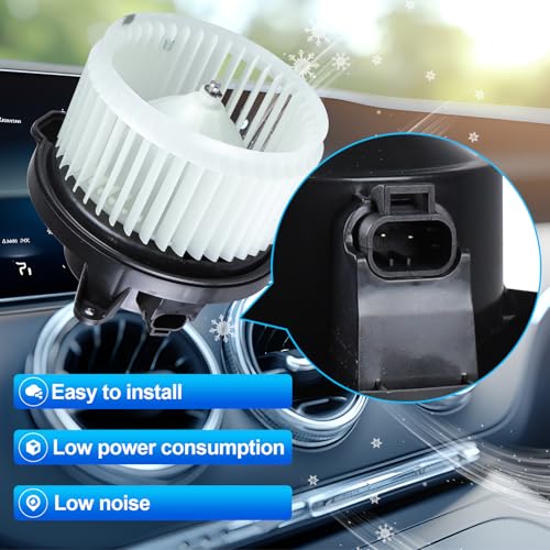 Image of AC Heater Blower Motor Assembly, Blower Motor with Fan Fit for 2005-2021 Frontier, 2005-2012 Pathfinder, 2005-2015 Xterra, 700175 PM9282 27226-EA000 27226-EA010 BM9282 BM9282C 35076 75882 75883