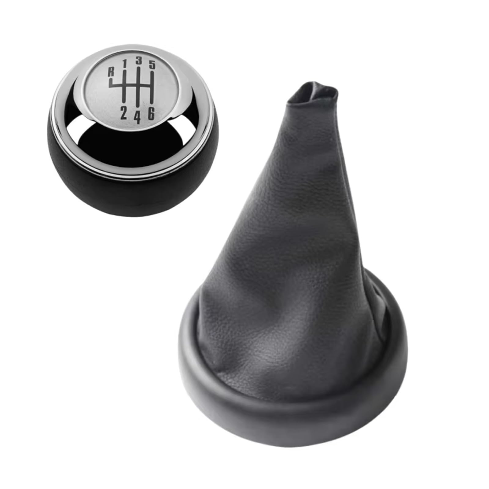 Xkoehxj B Car Gear Shift Kno For Mw For Mini For Cooper R50 R52 R53 2001-2008 5/6 Speed Gear Shift Kno Lever Shifter Pen Gearbox Gaiter Oot Gearbox Oot Cover(B)