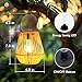 Homemory 2 Pack Solar Lanterns Outdoor Waterproof Hanging Lights, Outside Solar Lamp Decorative for Garden, Yard, Patio, Porch, Trees, Lawn, Pathway, Table
