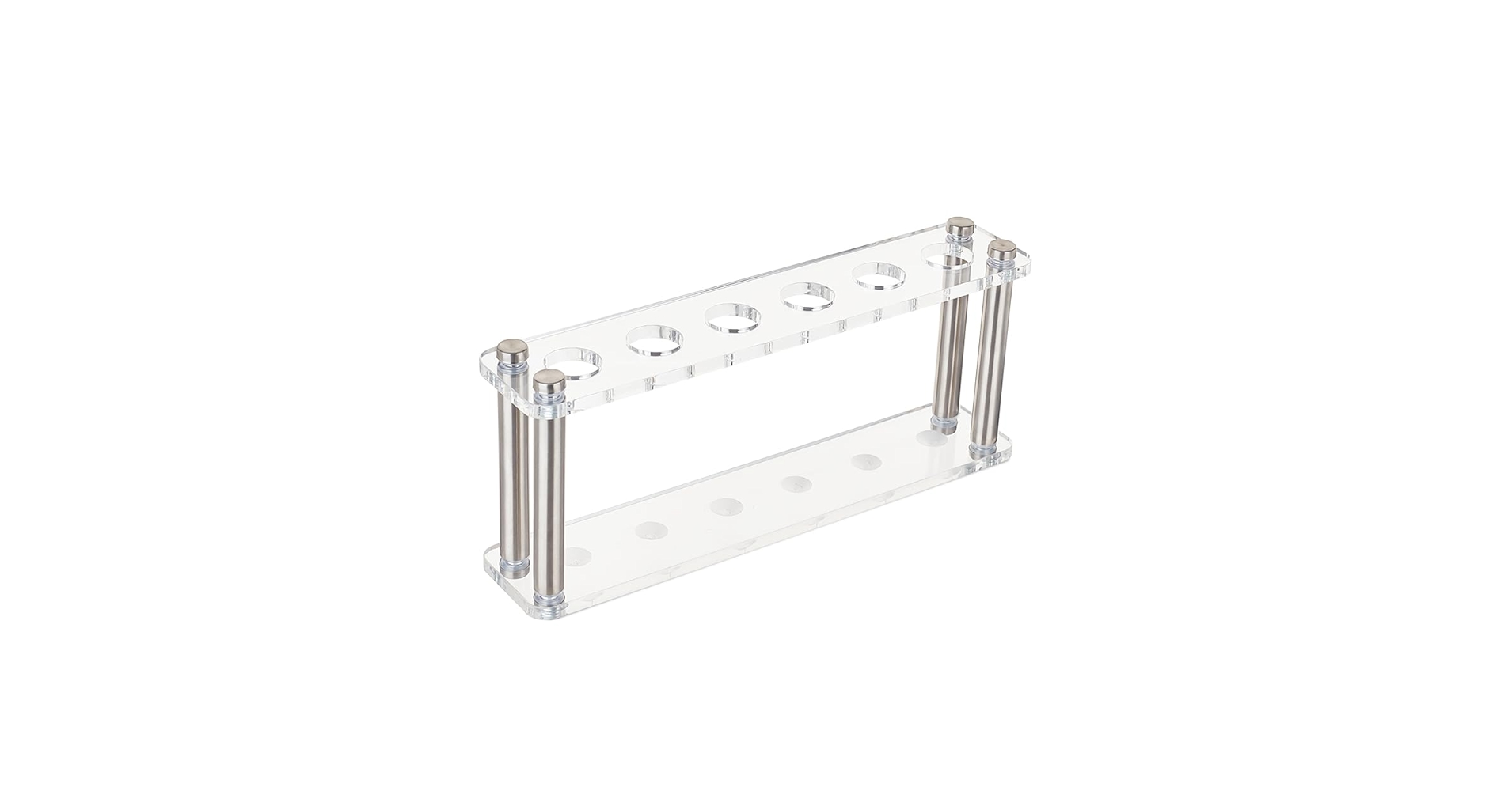 ガラス製試験管6本セット【スタンド付】 楽天市場】試験管立 6本の通販