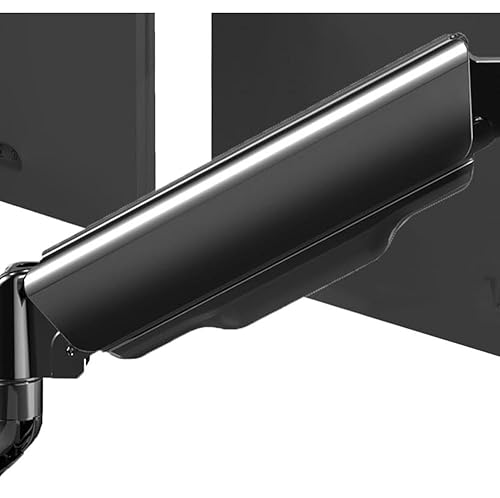 VIVO Dubbele Monitorarmbevestiging Voor Schermen Van 17 Tot 32 Inch Pneumatische Hoogteverstelling Volledig Scharnierende Kantel Zwenkbare Zware Vesa Standaard Met Bureau C Klem En 788136135