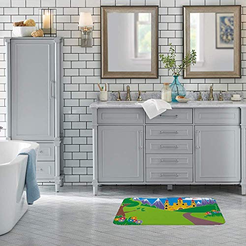 Tapis de bain de douche en velours pour sortie de bain confortable