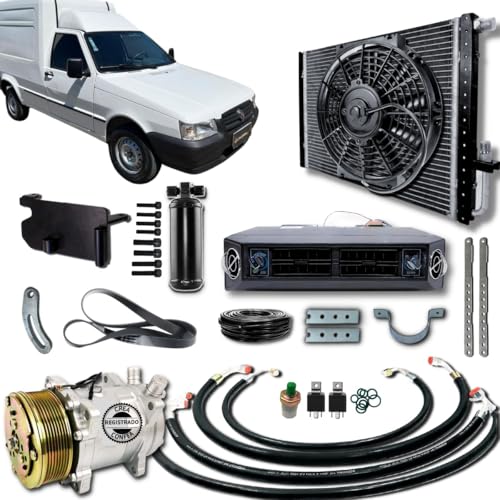 Kit De Ar Condicionado Fiat Fiorino 1.0 1.3 E 1.4 Completo