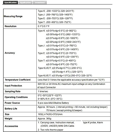 Cooper-Atkins 93230-K Thermocouple Thermometer (Thermocouple K Type Thermometer) - EconoTemp Combo Pack (3)