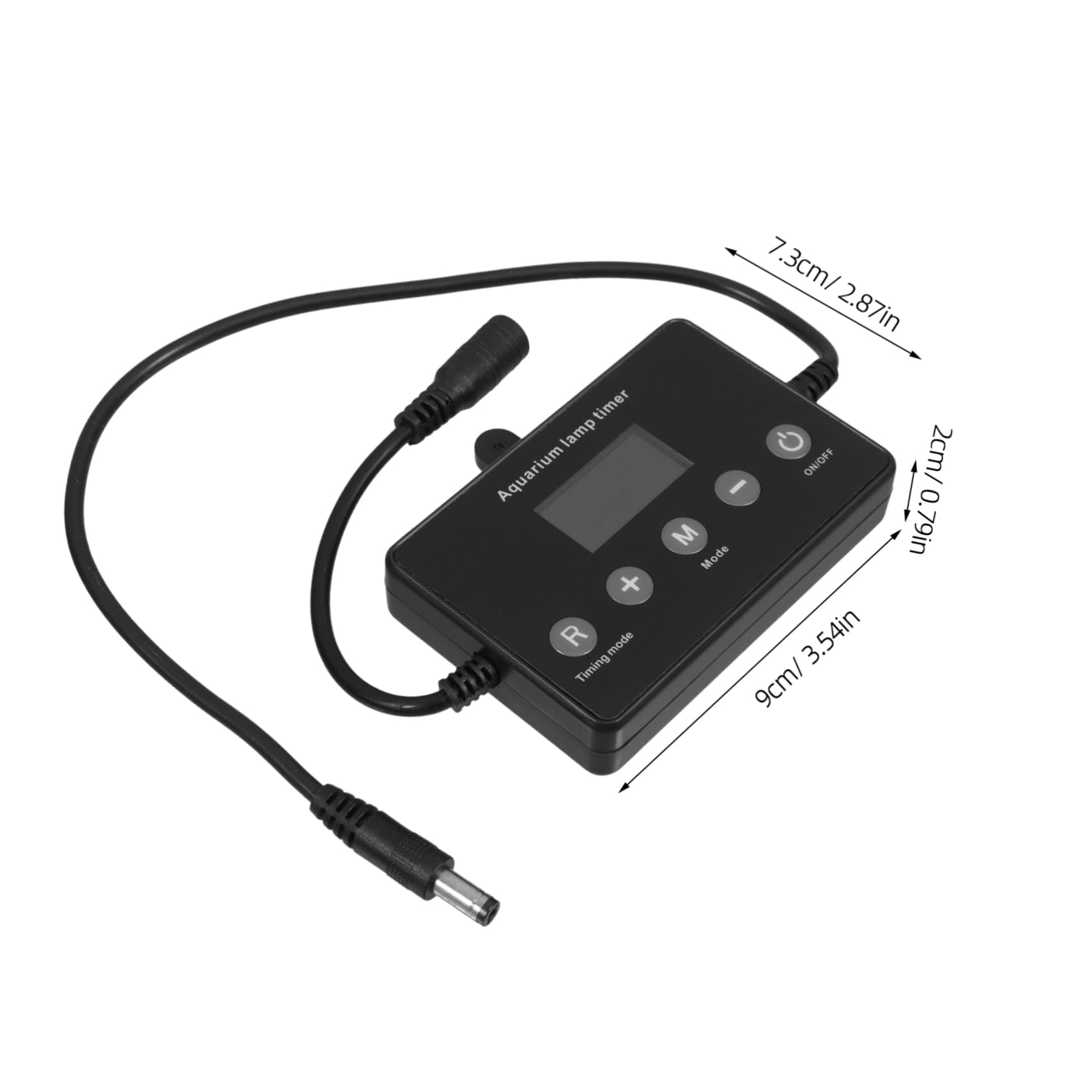 Kisangel 2stücke Led Aquarium Controller Mit Zeitschaltuhr Dimmer Und LCD-anzeige Einsetzbar Für Led Aquarienbeleuchtung Sonnenaufgangs Und Sonnenuntergangsmodus Energiesparend Und