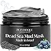 PLANTIFIQUE Dead Sea Mud Mask for Face Body Care with Hyaluronic Acid for Women and Men and V-Line Collagen Mask for face 5 PCS, Chin Strap for Double Chin