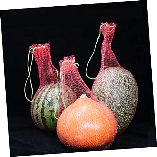 FUNOMOCYA Rede De Frutas Com Cordão Para Pendurar 200 Peças Rede De Melão Armazenamento De Cebola Pr