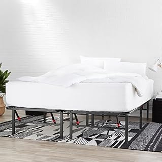 AmazonBasics Foldable, Metal Platform Bed Frame with Tool-Free Assembly, No Box Spring Needed