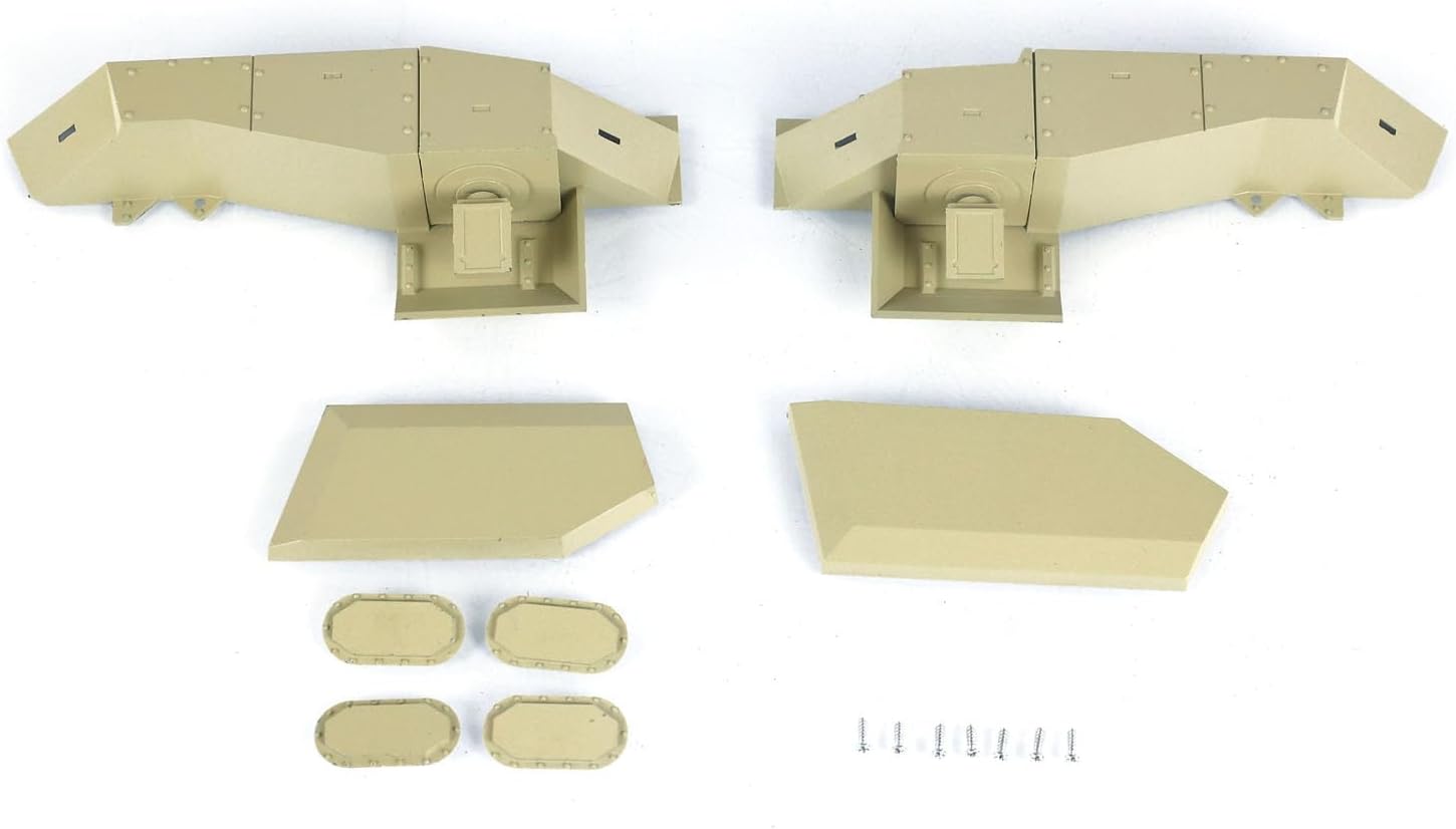 TOUCAN RC HOBBY RC Tank Part Metal Decorative Set for 1/16 Henglong M1A2 Abrams 3918 Tanks Model