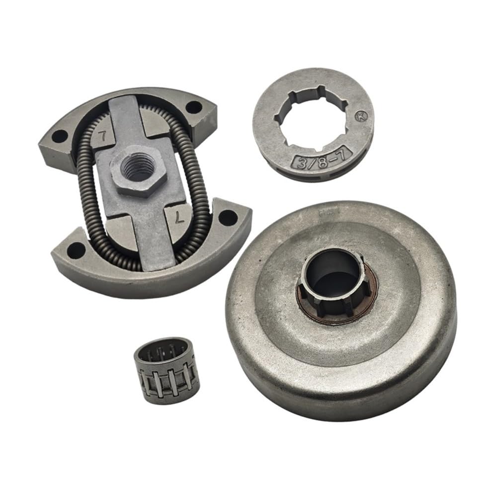 3/8"-7T Clutch Drum Rim Sprocket Bearing Kit Fit for 55 50 51 261 262 Chainsaws Replacement Spare Part Needle Cage