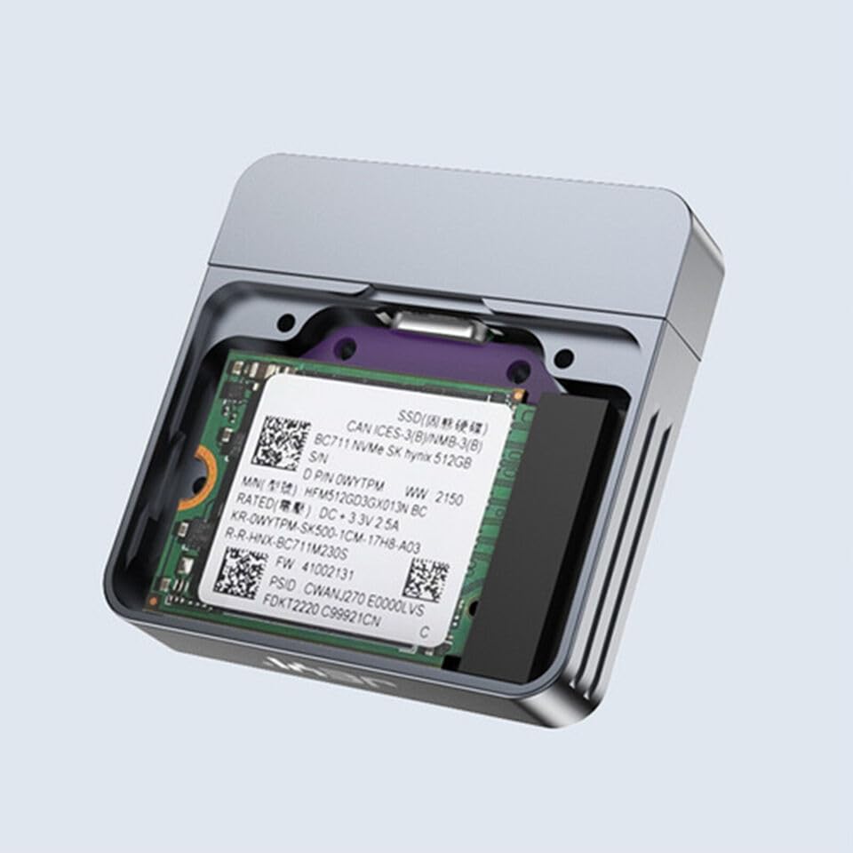 Carcasa para SSD 2230 M.2 NVMe USB 3.2 aluminio miniatura 5