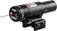 Vista 1 de Beileshi Vista láser de punto ajustable Vista láser roja táctica compacta con montaje Picatinny llaves Alan para caza