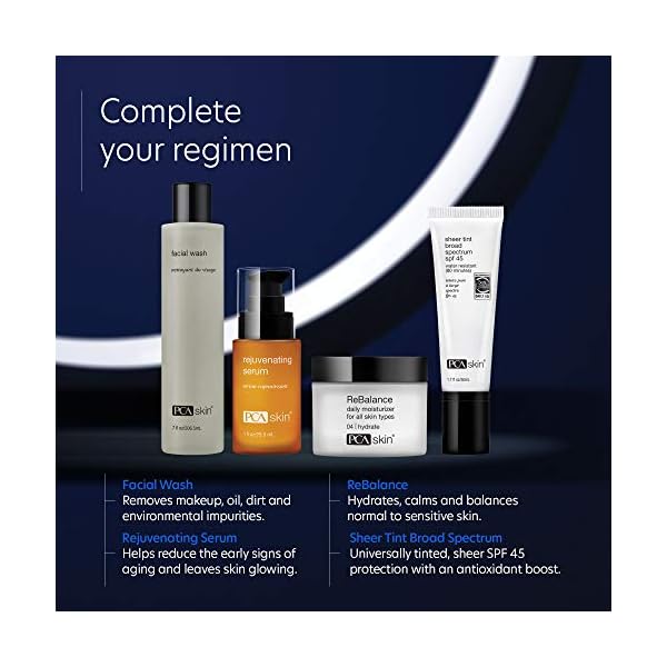 PCA SKIN Gentle Foaming Face Wash, Hydrating Facial Cleanser, Removes Makeup and Hydrates and Purifies Skin, Good for Sensitive, Combination, Normal, and Acne-Prone Skin, Gentle Face Wash, 7 oz Bottle