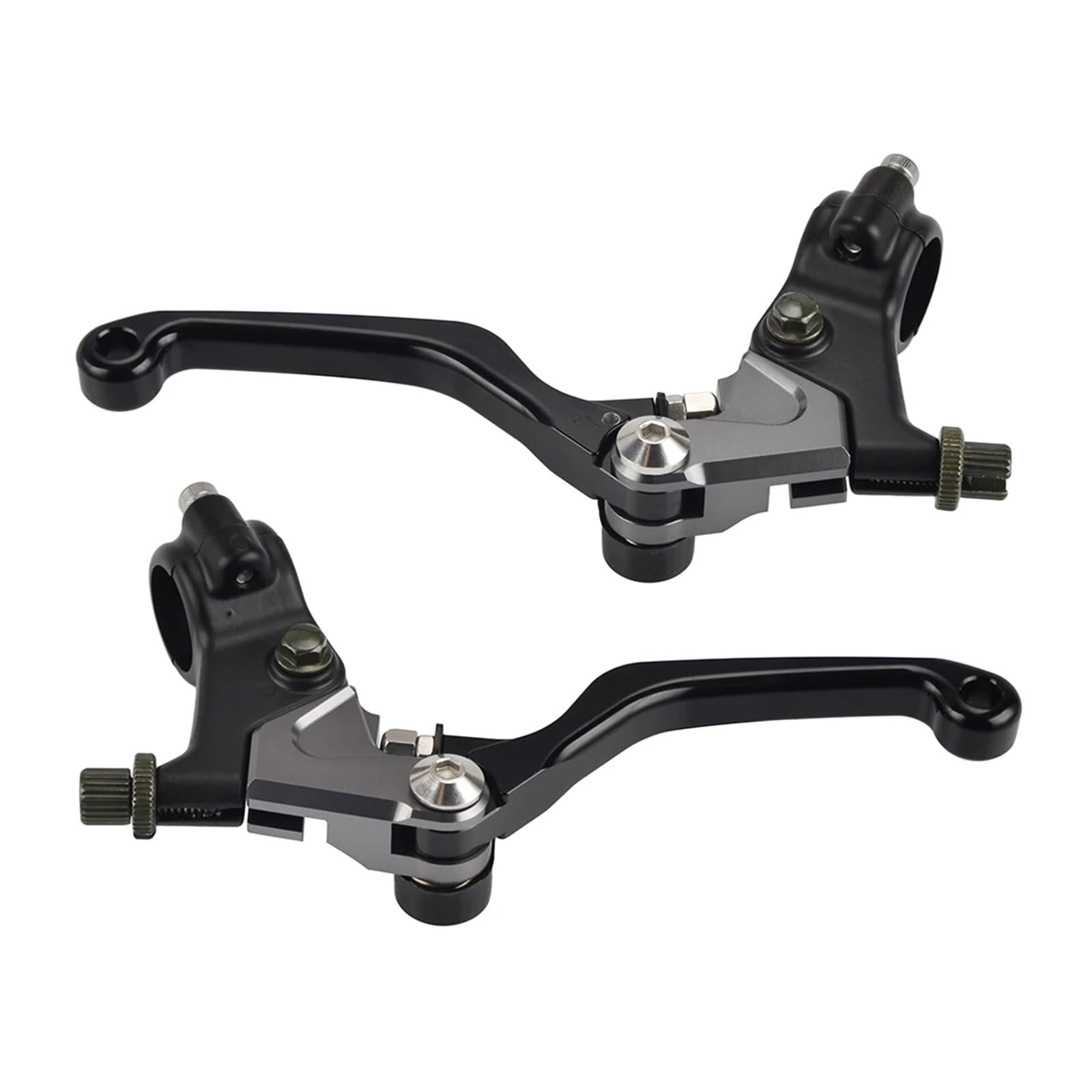 YWQJIOPM Motorcycle Brake Clutch Lever Shorty Brake Lever & Clutch Lever for YZ 60 80 125 250 360 400 XT250 YZ IT XT TT RT MX DT Clutch Brake Handle Lever