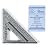 Swanson Tool S0101 7-inch Speed Square Layout Tool with Blue Book