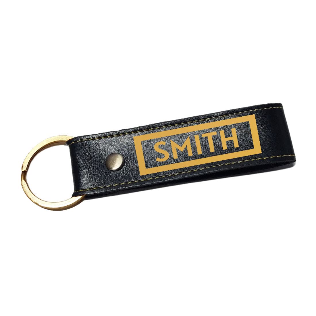 nutcase Customized Key Chain with Name Vegan Leather for Bike Men - Box Name-picture-49