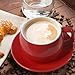 ionEgg Taza de café de porcelana con platillo de 270 ml Imagen de ionEgg Taza de café de porcelana con platillo de 270 ml