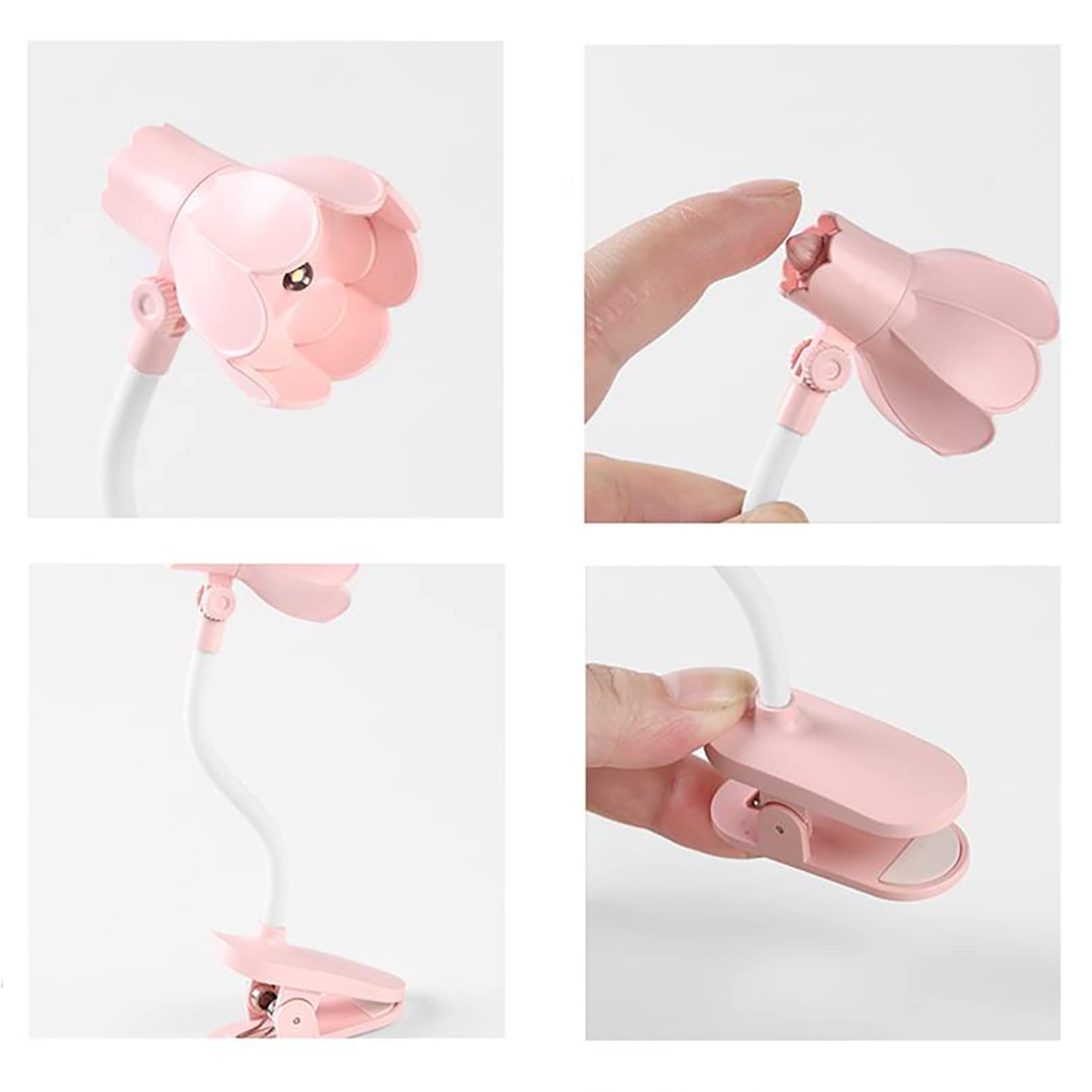 Lampada Da Lettura Clip LED A Pannello – Senza Fili, Luce Calda Regolabile, Portatile, Per Libri A Letto E Viaggi, Alimentata A Batterie AAA