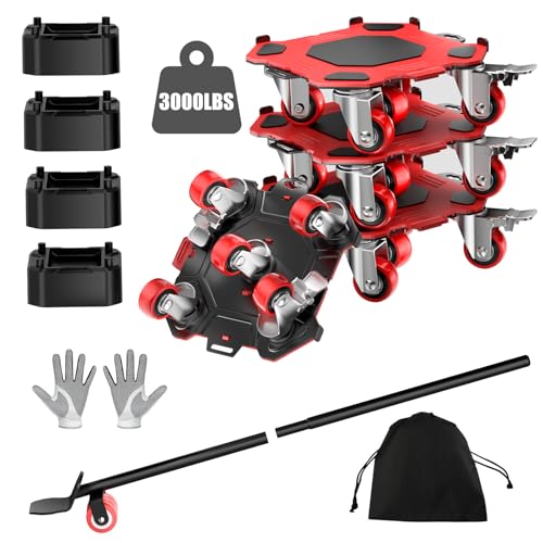 Image of LOYAL TIGER Furniture Dolly, 3000LBS Furniture Movers with Wheels