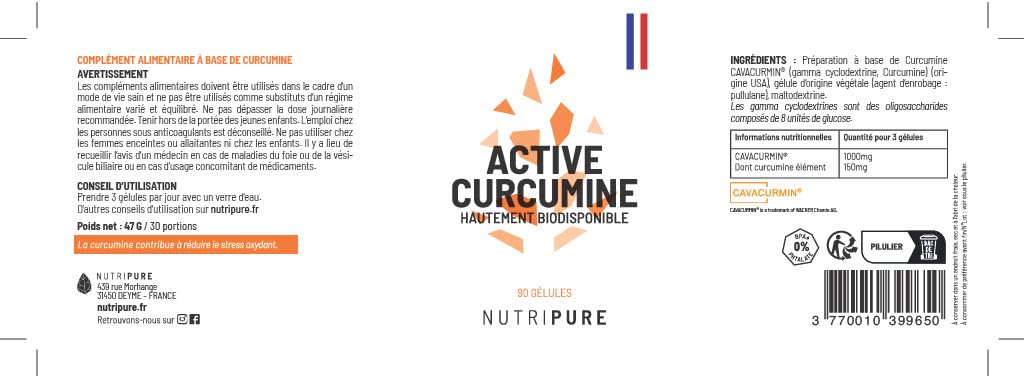 Nutripure | Pack Intestin et Digestion | Compléments Alimentaires Incontournables pour Confort Intestinal | Glutamine + Curcumine + Probiotiques et Prébiotiques | Cure 1 Mois | Fabriqué en France