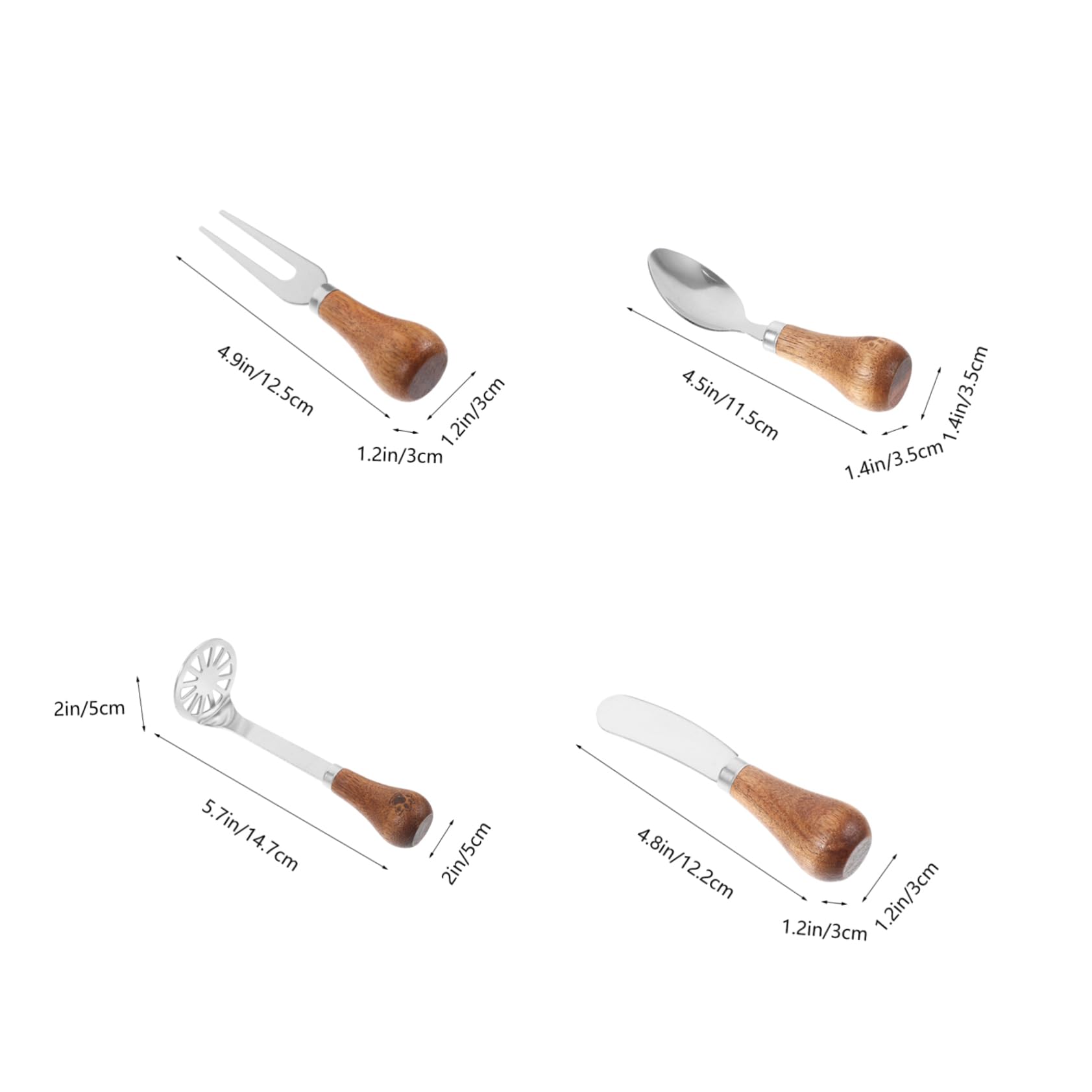 KICHOUSE Butter Knife Set Cheese Slicer Cheese Butter Spreader Charcuterie Tools Kitchen Supply Kitchen Tableware