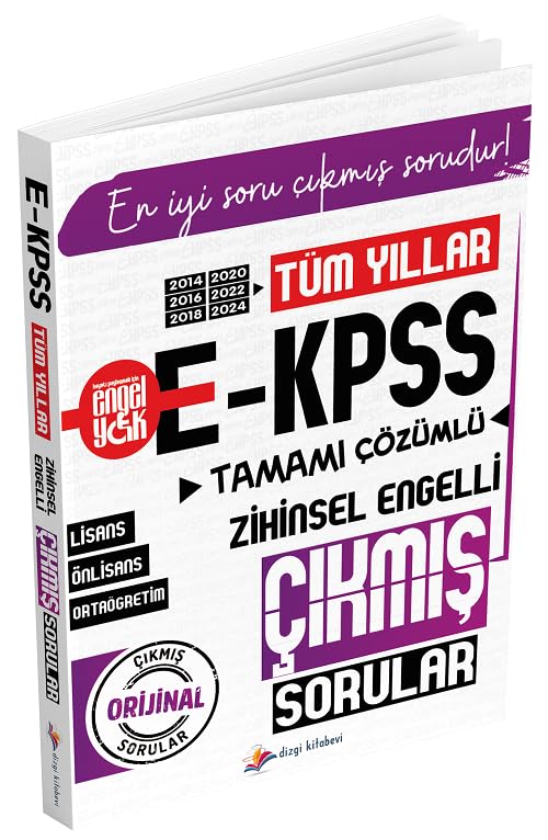 Dizgi Kitap 2026 EKPSS Zihinsel Engelli Çıkmış Sorular Tüm Yıllar