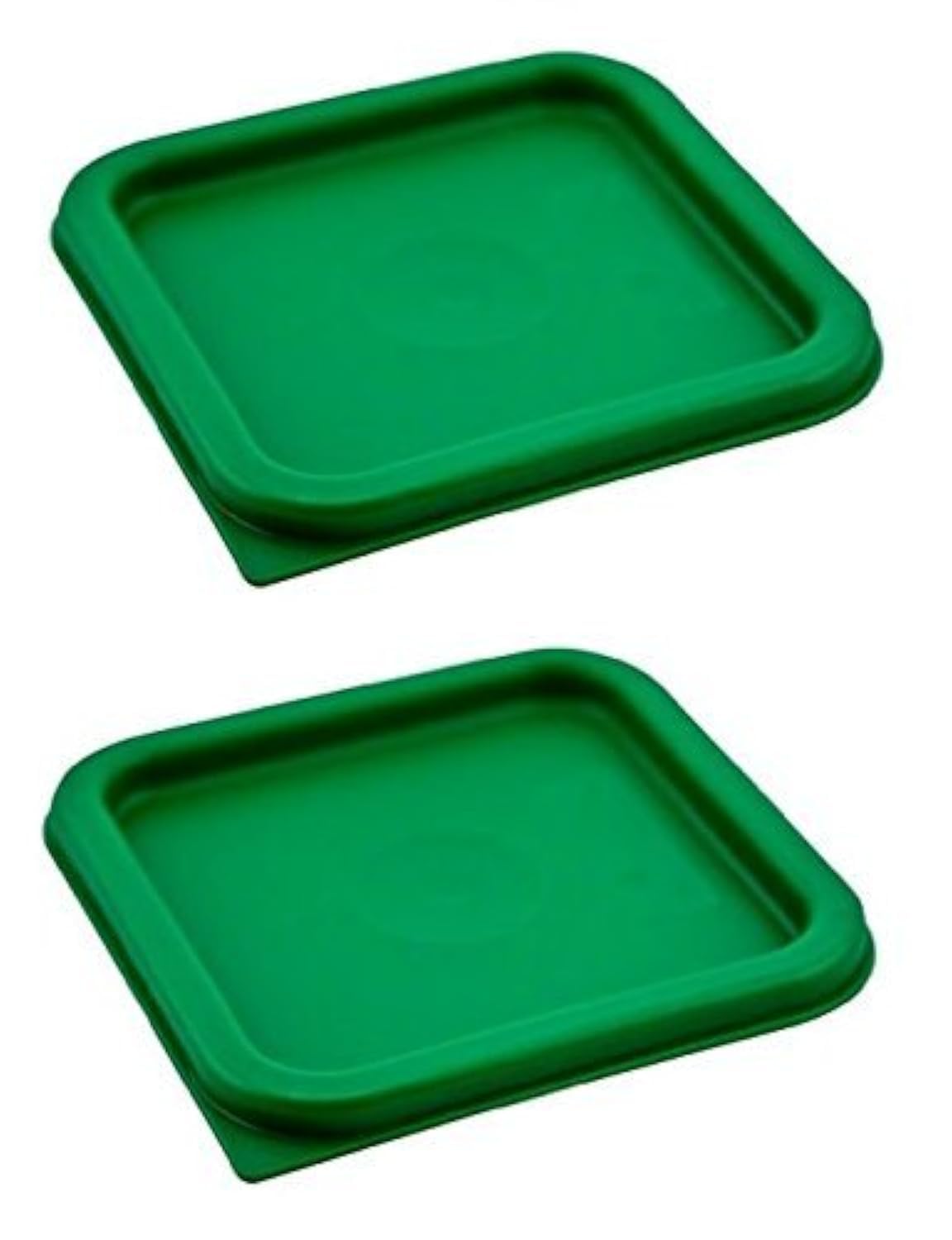 Cambro (SFC2452) Covers, Set of 2 (For 2 & 4-Quart Containers, Kelly Green, Polyethylene, NSF)